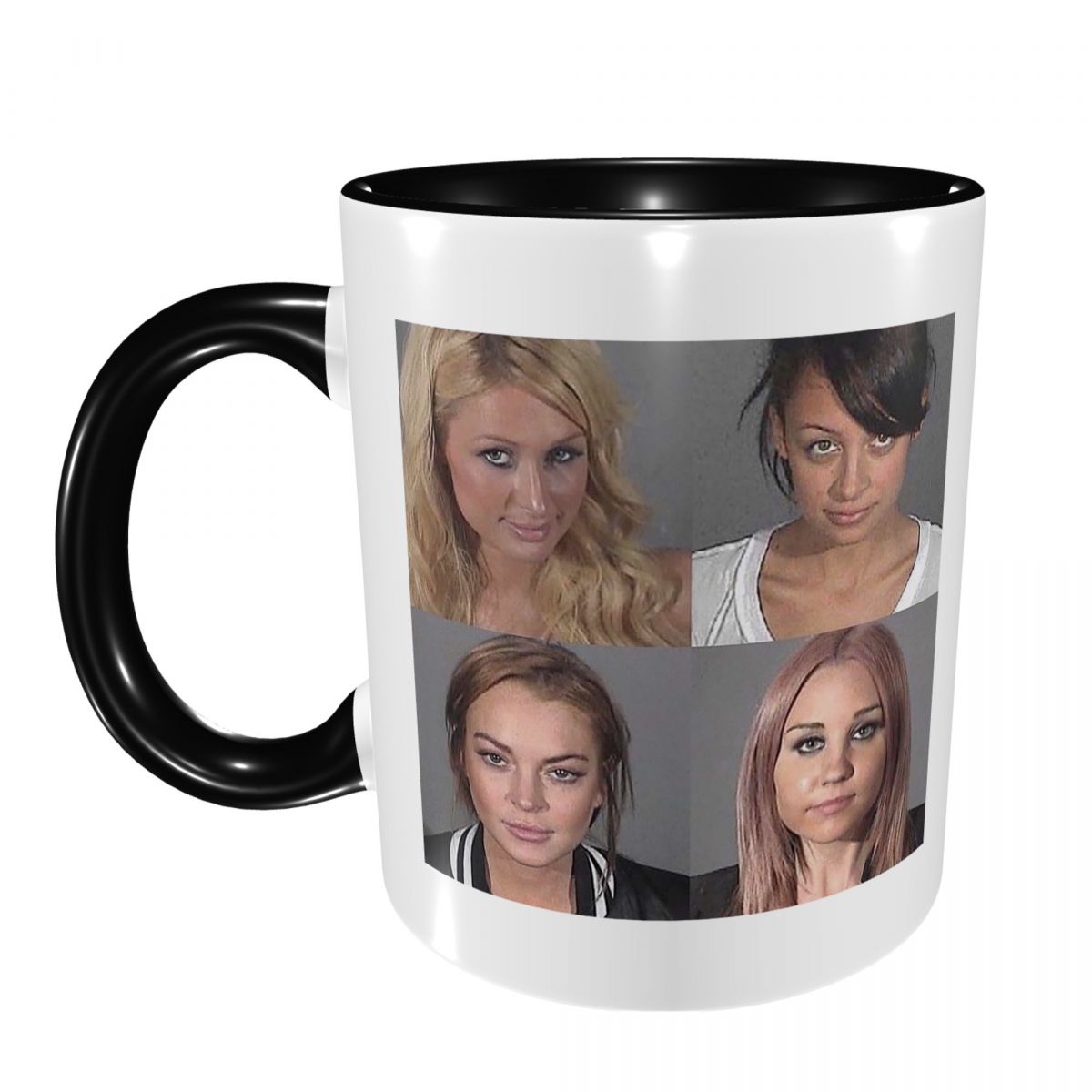 Coffee Tea Icon - Taza icónica con diseño de mugshot,