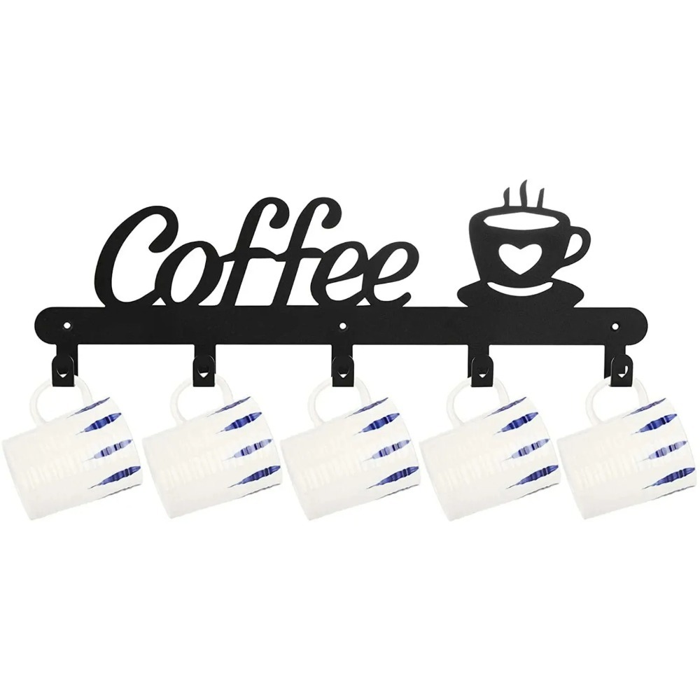 Coffee Tea Holder - Soporte de Pared Metálico para Tazas