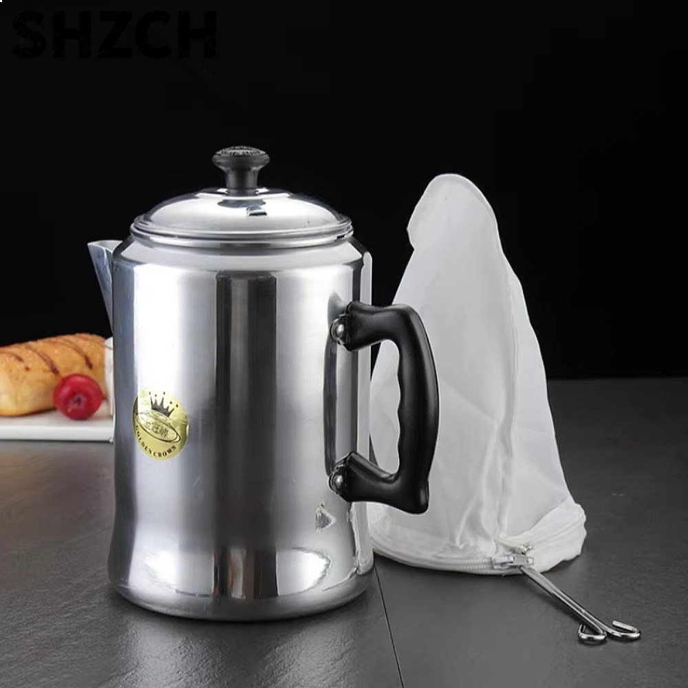 Coffee Tea Hong Kong - Cafetera de aluminio estilo Hong Kong