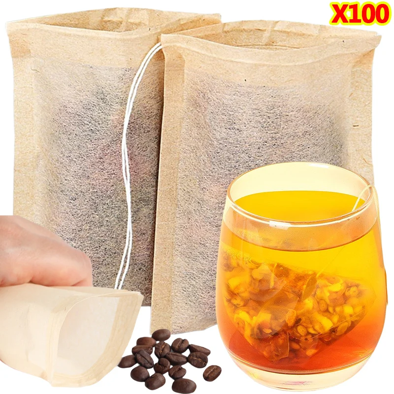 Coffee Tea Leaf - 100 Uds bolsitas de té con