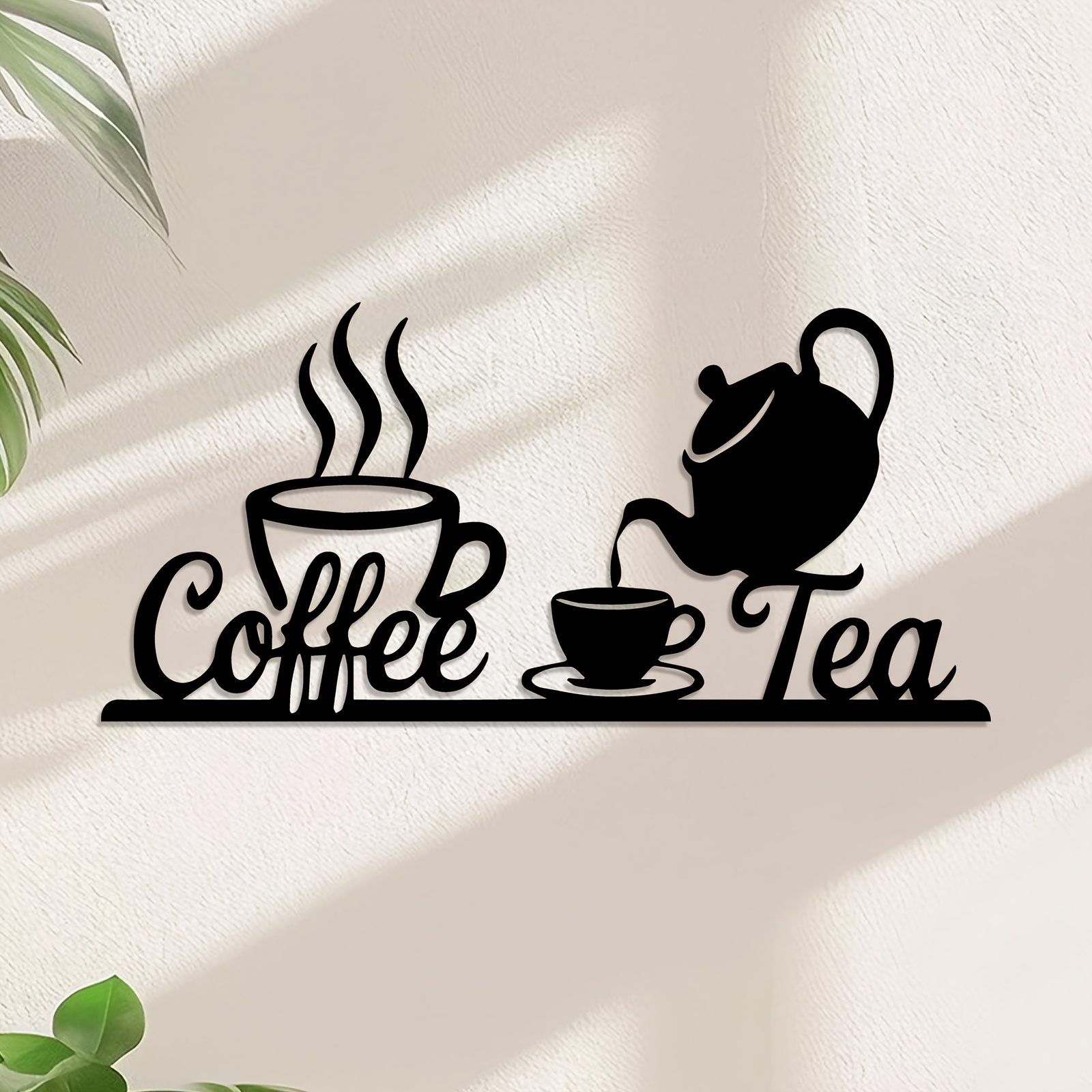 Coffee Tea Icon - 1 pieza Letrero de pared de