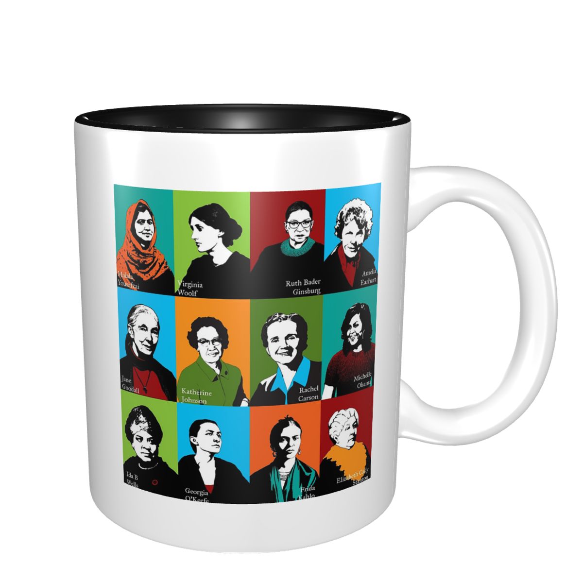 Coffee Tea Icon - Taza con iconos feministas, tazas de