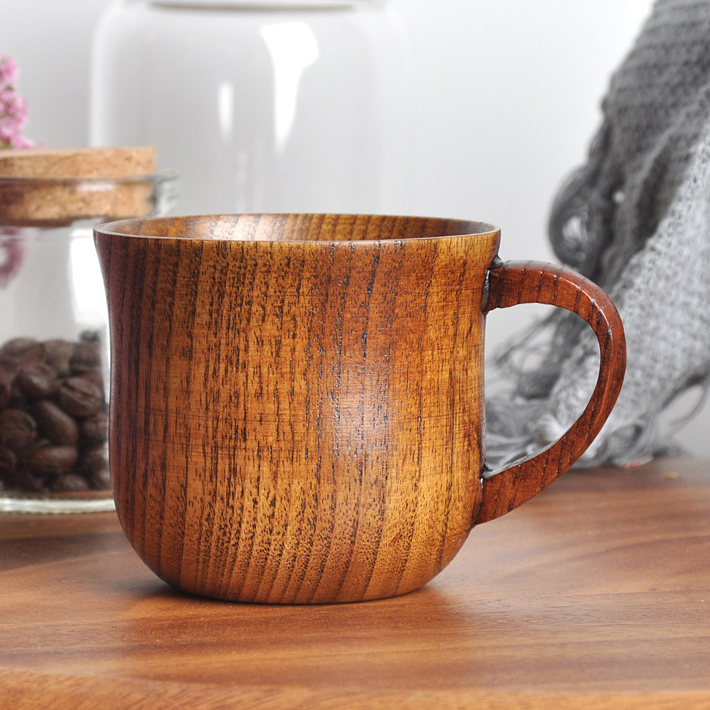 Morning Tea Coffee - Taza de Café de Madera Artesanal,