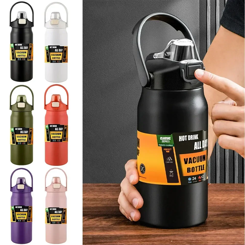 Cold Brew Jar - Termo portátil con pajita, taza térmica