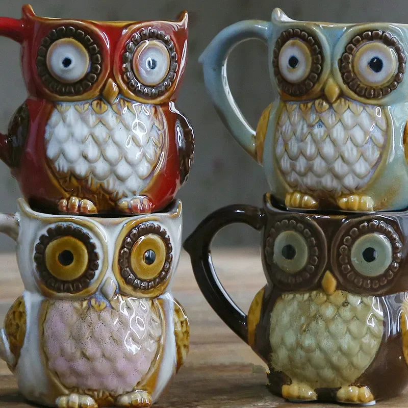 Morning Tea Coffee - Lindo búho de dibujos animados de