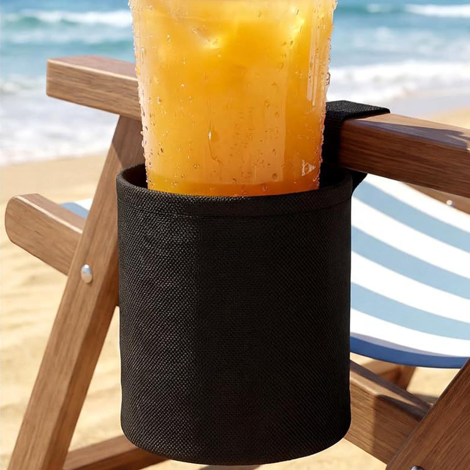 Coffee Tea Holder - Portavasos para Silla de Playa, Organizador