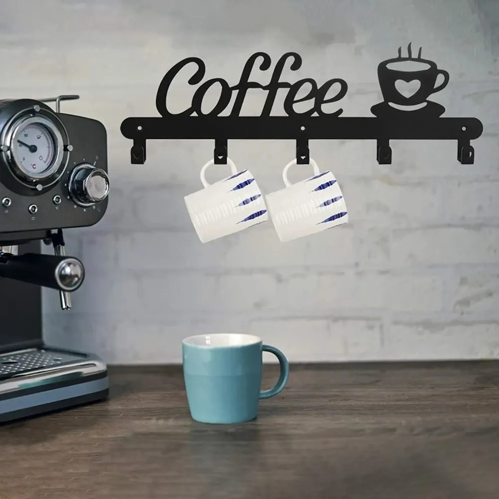 Soporte de Pared Metálico para - Coffee Tea Holder reseña y precio