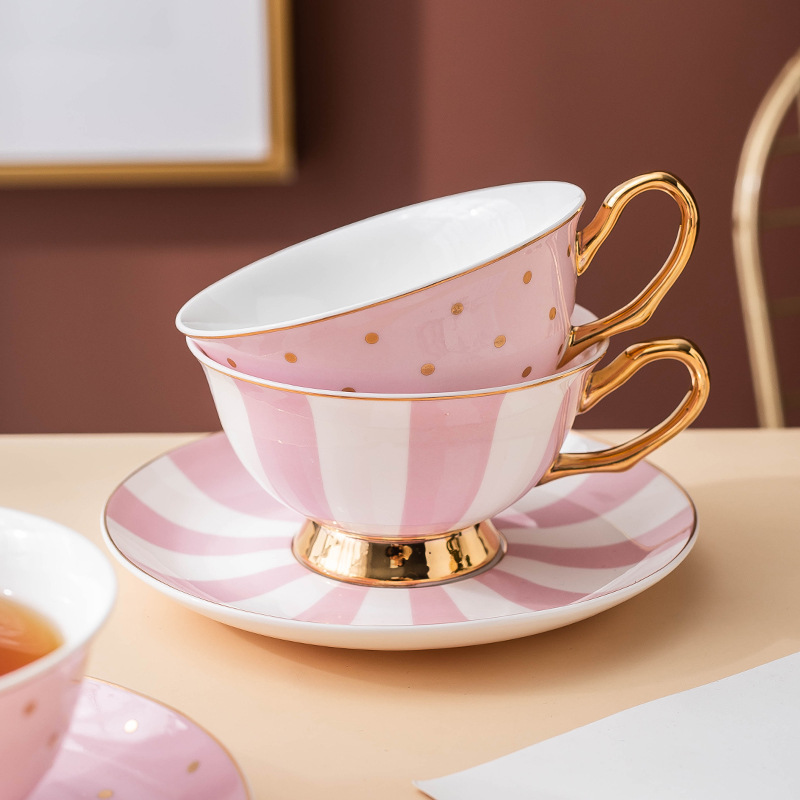 Tazas de Café de Cerámica Rosa - Coffee Tea Pictures reseña y precio