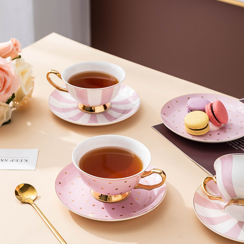 Tazas de Café de Cerámica Rosa - Coffee Tea Pictures reseña y precio