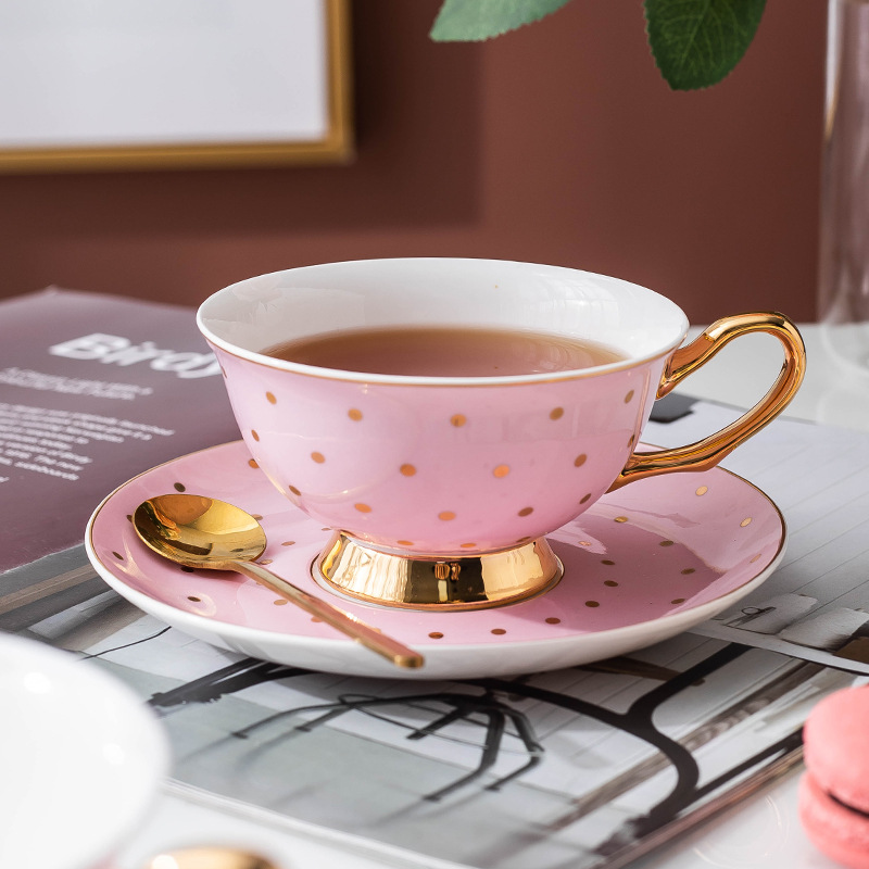 Tazas de Café de Cerámica Rosa - Coffee Tea Pictures reseña y precio