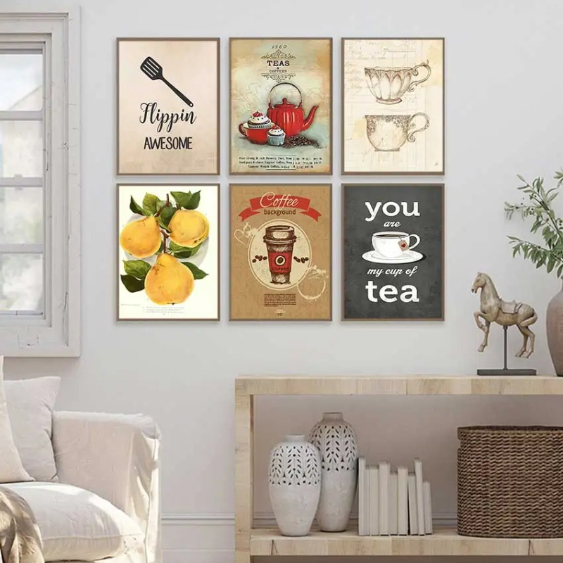 Pósteres y Láminas Vintage de  - Coffee Tea Pictures reseña y precio