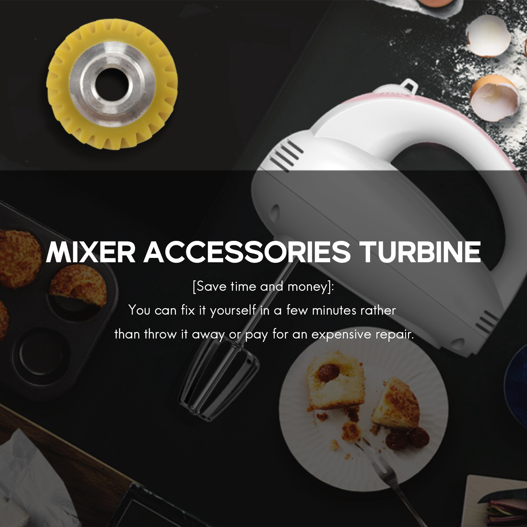 AC88-W10112253 Mixer Worm Gear - Kitchenaid Mixer Hand Mixer reseña y precio