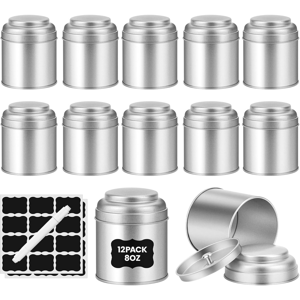 Lata de té con tapas dobles he - Coffee Tea Sugar Canisters reseña y precio