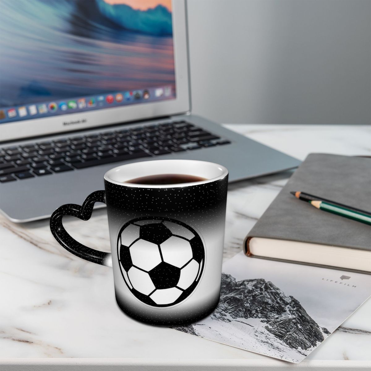 Taza de Cerámica Divertida con - Coffee Tea Icon reseña y precio