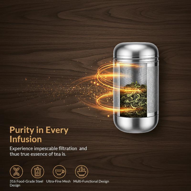 Infusor de té de acero inoxida - Coffee Tea Leaf reseña y precio