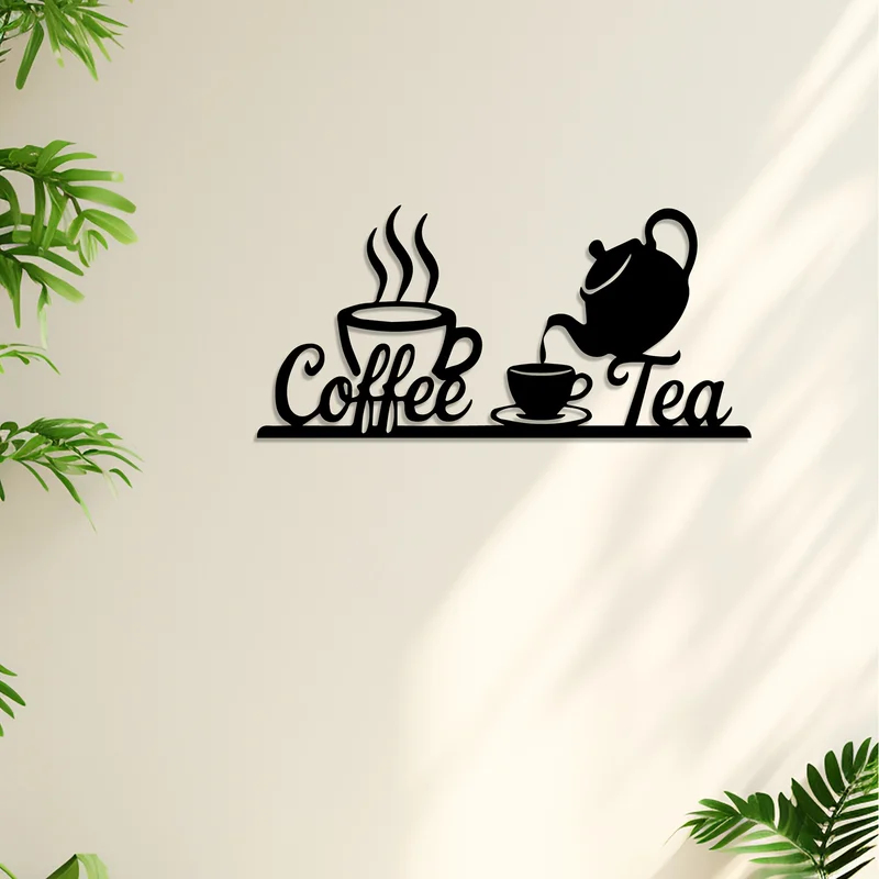 Letrero Decorativo de Pared de - Coffee Tea Icon reseña y precio