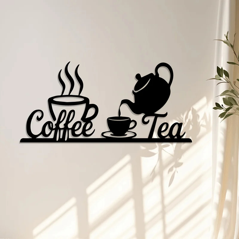 Letrero Decorativo de Pared de - Coffee Tea Icon reseña y precio