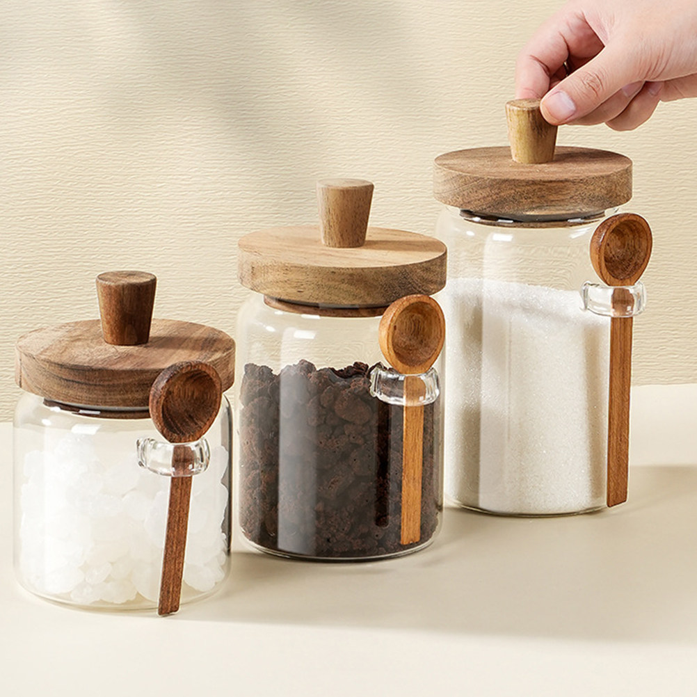 Frasco de Vidrio para Almacena - Coffee Tea Sugar Canisters reseña y precio