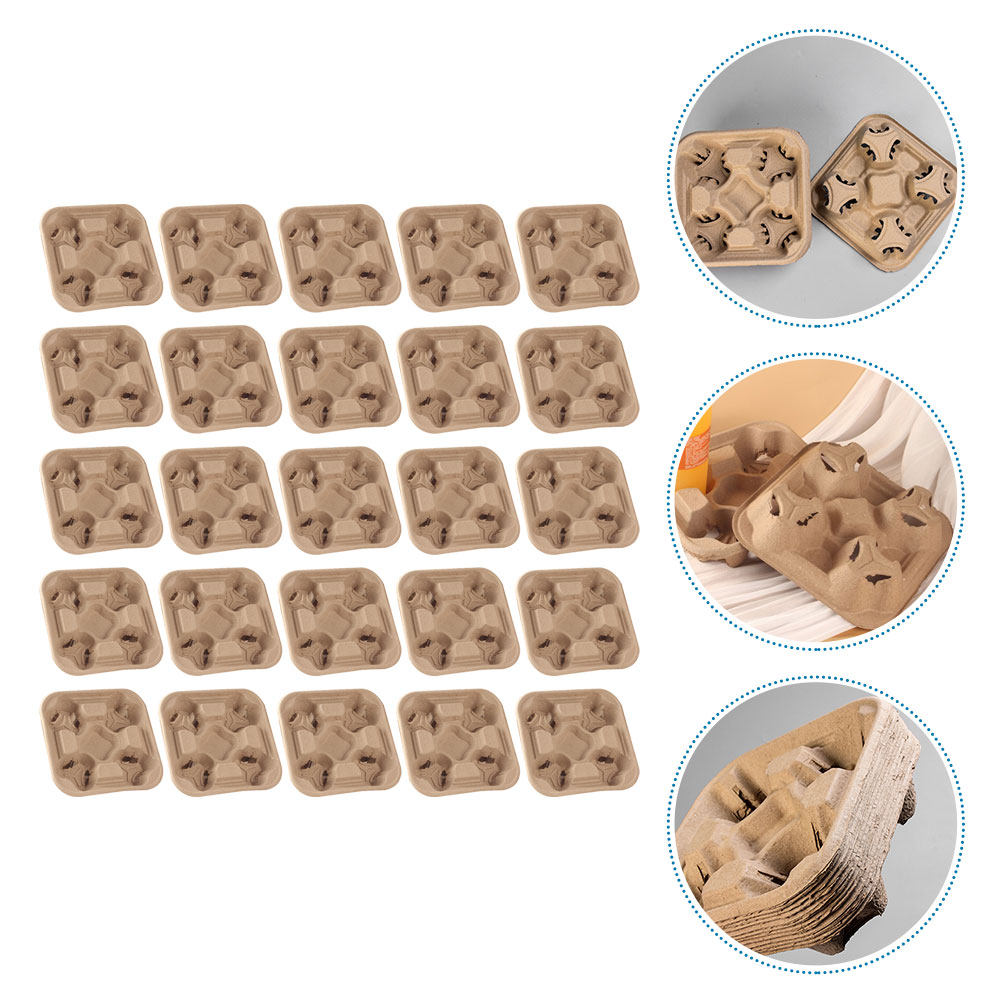 25 unidades de bandejas portav - Coffee Tea Holder reseña y precio
