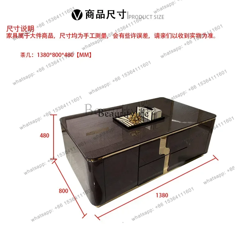 Mesa de centro italiana de luj - Coffee Tea Hong Kong reseña y precio