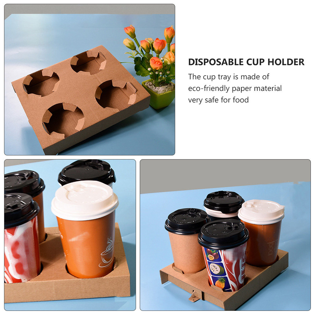 Paquete de 10 Portavasos de Pa - Coffee Tea Holder reseña y precio