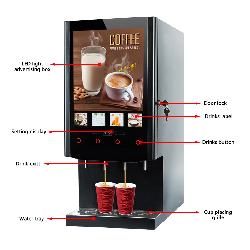 Máquina Expendedora de Café In - Coffee Tea Vending Machine reseña y precio