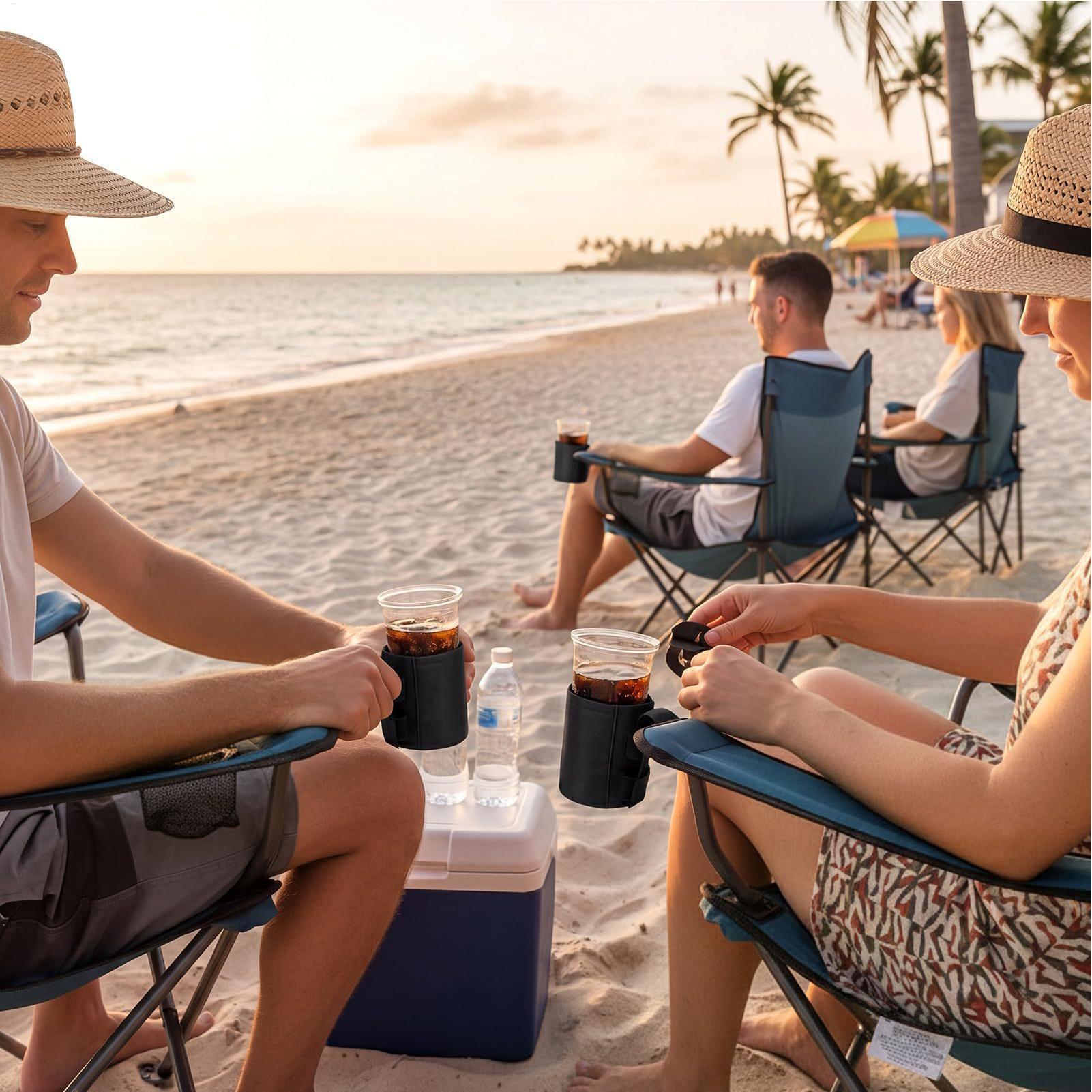 Portavasos para Silla de Playa - Coffee Tea Holder reseña y precio