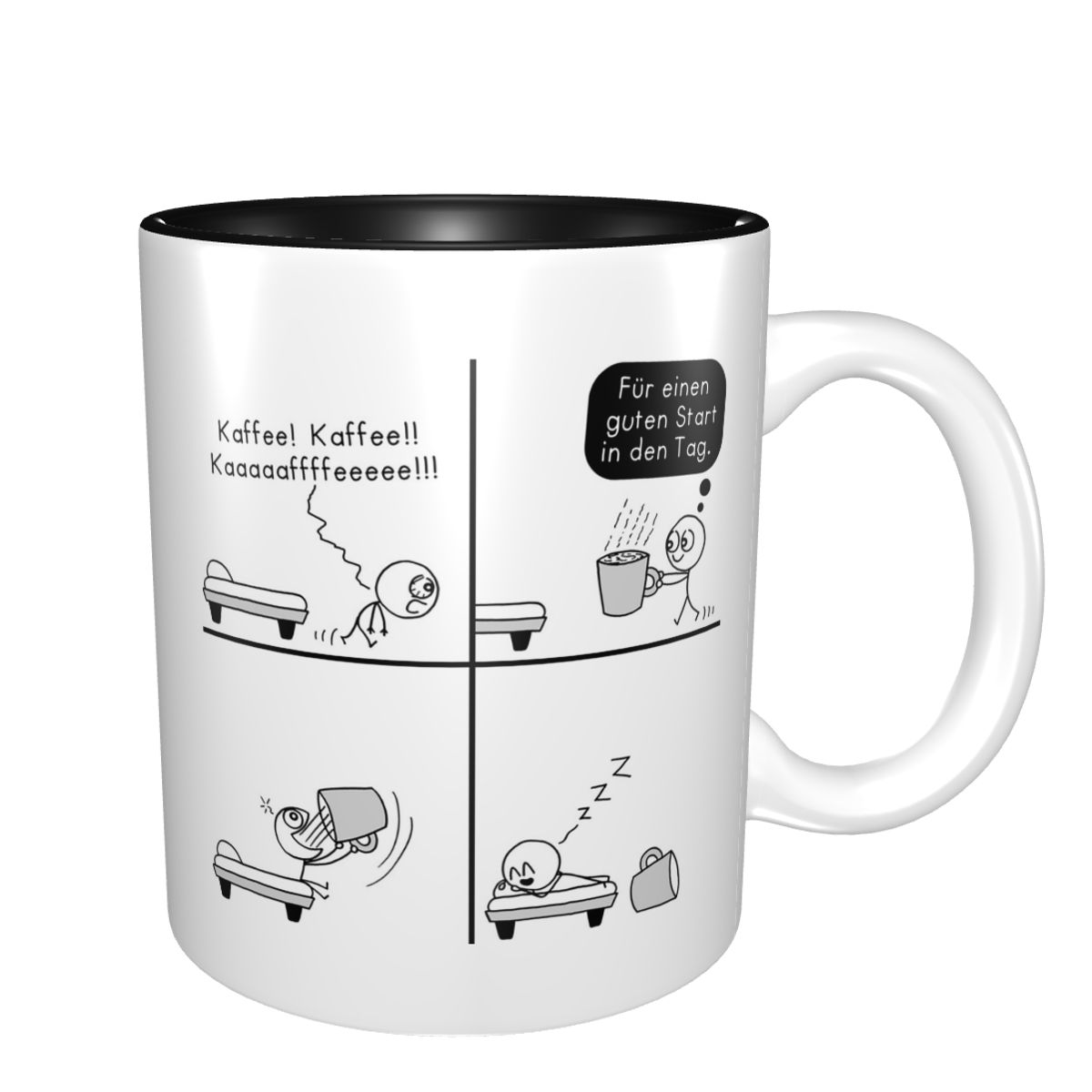 Taza de Café Divertida de Cerá - Morning Tea Coffee reseña y precio