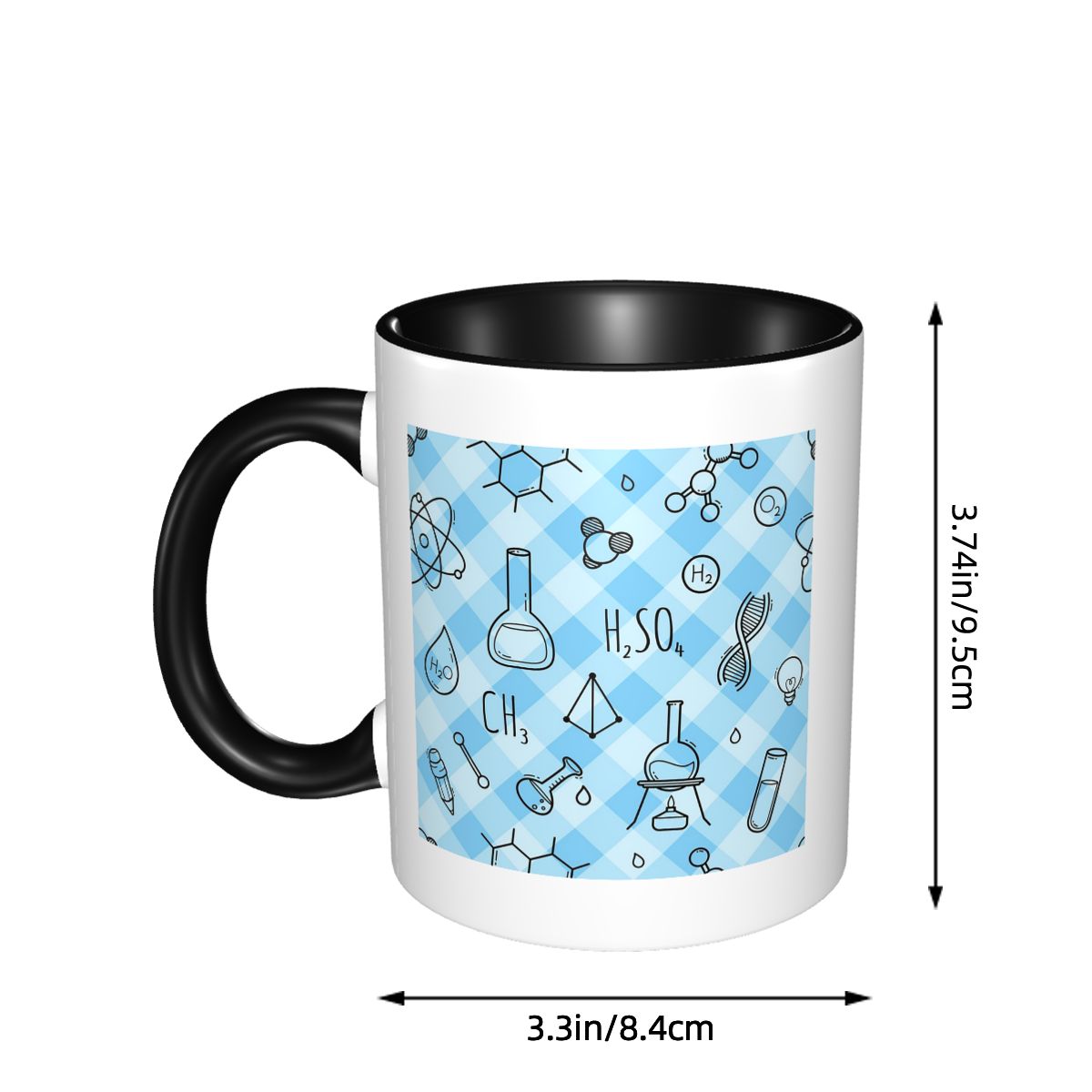 Taza con diseño moderno y patr - Coffee Tea Icon reseña y precio